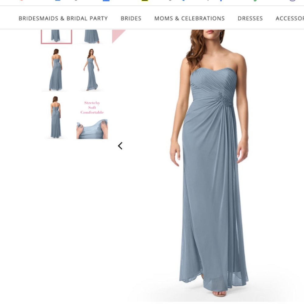 Navy Blue Azazie Bridesmaid dress